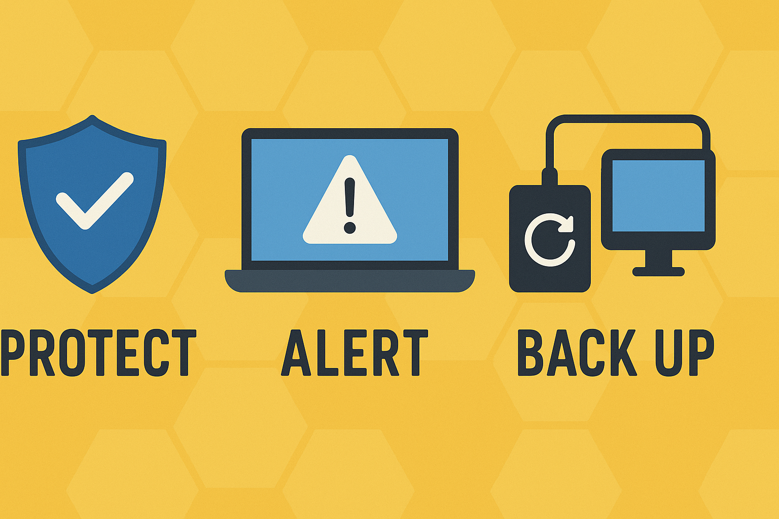 園の情報漏洩を防ぐ！パソコンセキュリティの「三種の神器」とは？