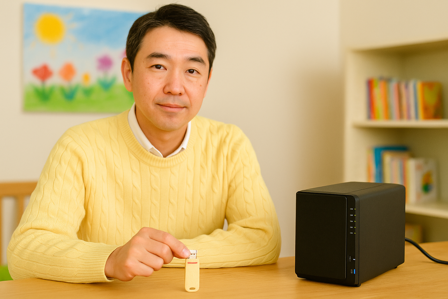 USBメモリ管理からの脱却 ― 紛失・破損リスクをなくして安心のNAS運用へ