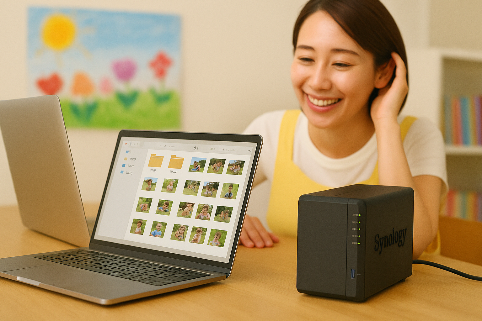 写真があふれてパソコンが重たい…NAS導入でスッキリ快適に！