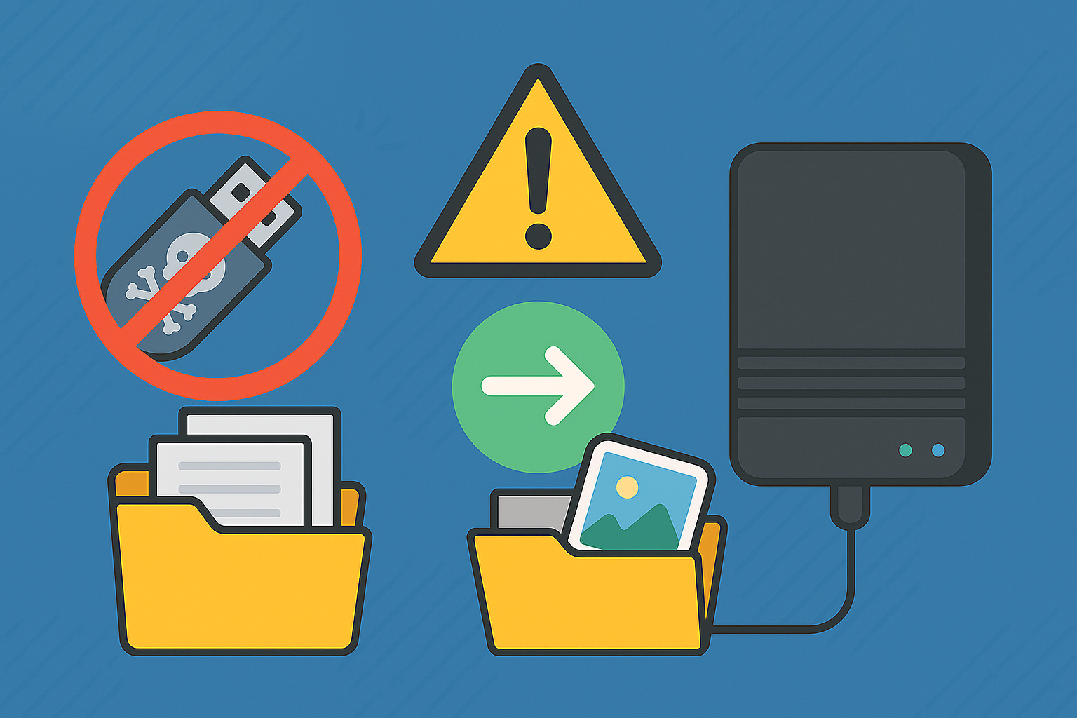 データを失う前に！古いUSBから安全なデータ管理へ移行しよう